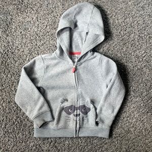 Carter’s hoodie with raccoon pocket detail
